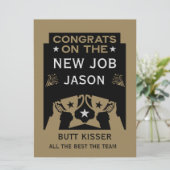 Gefeliciteerd met de Nieuwe Baan Goud (Staand voorkant)
