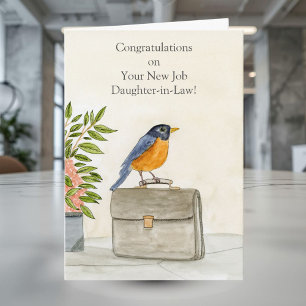 Gefeliciteerd met de nieuwe baan Schoondochter Rob Kaart
