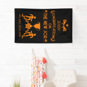 Gefeliciteerd met de nieuwe baan spandoek (Insitu)