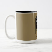 Gefeliciteerd met de nieuwe baan tweekleurige koffiemok (Links)