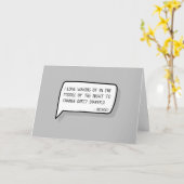 "Gefeliciteerd met de nieuwe baby" | Sarcastic Sai Kaart (Gele Bloem)