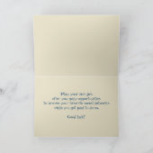 Gefeliciteerd met de nieuwe Job  Custom Kaart (Binnen)