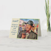 Gefeliciteerd met de nieuwe Job  Custom Kaart (Voorkant)