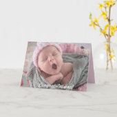 Gefeliciteerd met de nieuwe Kaart (Gele Bloem)