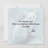 Gefeliciteerd met de nieuwe Kaart van de Kat van h (Achterkant)