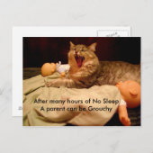 Gefeliciteerd met de nieuwe ouder briefkaart (Voorkant / Achterkant)