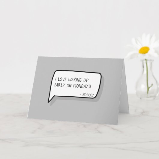 "Gefeliciteerd met de nieuwe taak" | Sarcastic Sai Kaart (Kleine Plant)