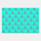 Gefeliciteerd met de nieuwe thuisvogels die naar h inpakpapier vel (Voorkant 3)