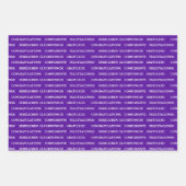 Gefeliciteerd met de nieuwe thuisvogels die naar h inpakpapier vel (Voorkant 2)