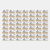 Gefeliciteerd met de nieuwe thuisvogels die naar h inpakpapier vel (Voorkant)