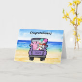 Gefeliciteerd met de Nursing Afstuderen Kaart (Gele Bloem)