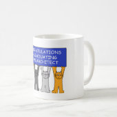 Gefeliciteerd met de opleiding tot architect koffiemok (Voorkant rechts)