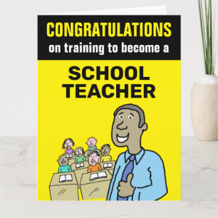 Gefeliciteerd met de opleiding tot Schoolleraar Kaart
