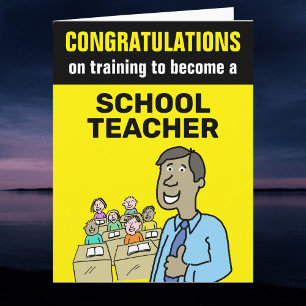 Gefeliciteerd met de opleiding tot Schoolleraar Kaart