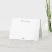 Gefeliciteerd met de overweging Ballet Dance Kaart (Achterkant)