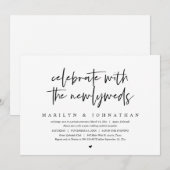 Gefeliciteerd met de pasgetrouwden, Trouwvlucht Kaart (Voorkant / Achterkant)