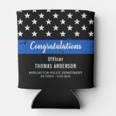 Gefeliciteerd met de Pensioenpartij van de politie Blikjeskoeler (Achterkant)