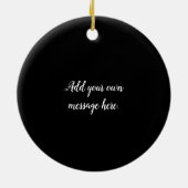 Gefeliciteerd met de pensionering van leraren keramisch ornament (Achterkant)