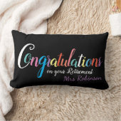 Gefeliciteerd met de pensionering van leraren kussen (Deken)