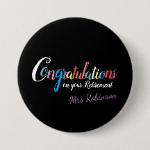 Gefeliciteerd met de pensionering van leraren