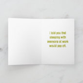 Gefeliciteerd met de promotie! kaart (Binnen)