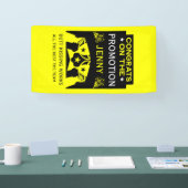 Gefeliciteerd met de promotie spandoek (Beurs)