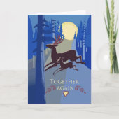 Gefeliciteerd met de reünie met de geboorte van de kaart (Voorkant)