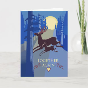 Gefeliciteerd met de reünie met de geboorte van de kaart