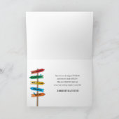 Gefeliciteerd met de richtingaanwijzers van de Pen Kaart (Binnen)