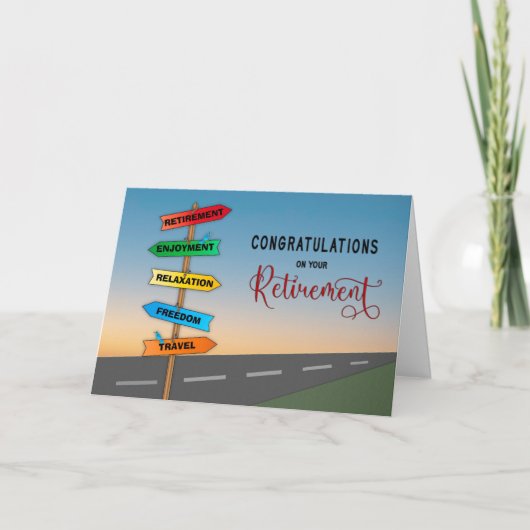 Gefeliciteerd met de richtingaanwijzers van de Pen Kaart (Voorkant)