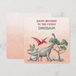 Gefeliciteerd met de Schattigee DINOSAURUS