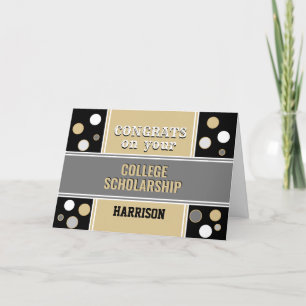 Gefeliciteerd met de schoolkaartje van het college kaart