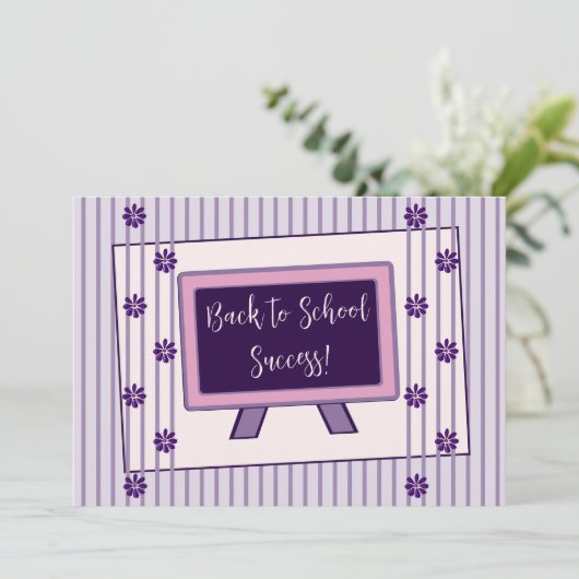 Gefeliciteerd met de terugkeer naar school Flat Ka (Staand voorkant)