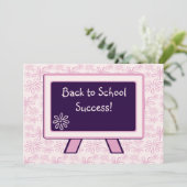 Gefeliciteerd met de terugkeer naar school Kaart (Staand voorkant)