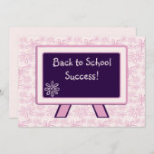 Gefeliciteerd met de terugkeer naar school Kaart (Voorkant / Achterkant)