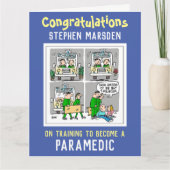 Gefeliciteerd met de training als Paramedische kaa Kaart (Voorkant)