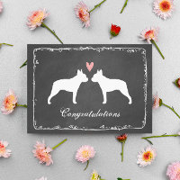 Gefeliciteerd met de trouwerij van Boston Terriers