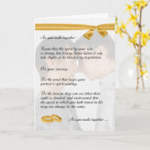 Gefeliciteerd met de trouwerij van twee bruidegoms kaart (Gele Bloem)