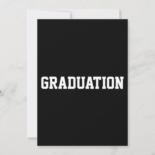 Gefeliciteerd met de uitnodiging voor de afstudere (Achterkant)