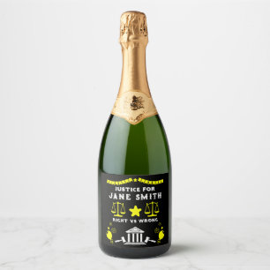 Gefeliciteerd met de uitspraak van het Hof Sparkling Wijnetiket