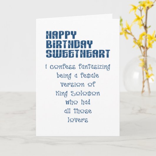Gefeliciteerd met de verjaardag van de vrouw die h kaart (Gele Bloem)