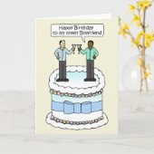 Gefeliciteerd met de verjaardag van het mannelijke kaart (Gele Bloem)