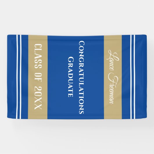 Gefeliciteerd met de verticale banner van afstuder (Horizontaal)