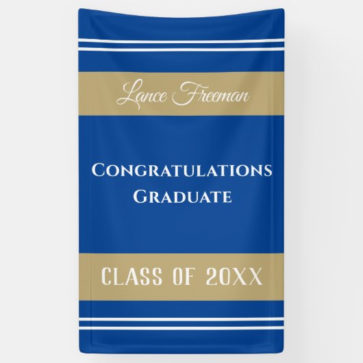 Gefeliciteerd met de verticale banner van afstuder (Verticaal)