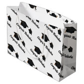 Gefeliciteerd met de viering van het afstuderen groot cadeauzakje (Achterkant Gekanteld)