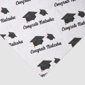 Gefeliciteerd met de viering van het afstuderen tissuepapier (Detail)