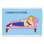 Gefeliciteerd met de wederopbouw van Cartoon Lady. (Voorkant Horizontaal)