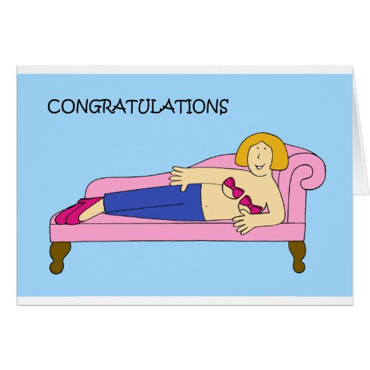 Gefeliciteerd met de wederopbouw van Cartoon Lady. (Voorkant Horizontaal)