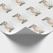 Gefeliciteerd met de zegelpapier cadeaupapier (Hoek)