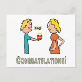 Gefeliciteerd met de zwangerschap briefkaart (Voorkant)